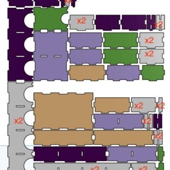Intra απο ξύλο plywood 3mm-4mm πάχος - Paupers Ladder Insert Δίασταση 30x30 cm Intraeaxys-yone0qgo - Image 5