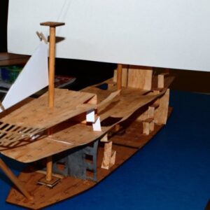 Intra απο ξύλο plywood 3mm-4mm πάχος - Ιστιοφόρο Galleon Δίασταση 30x30 cm Intraeaxys-m1dd6ry1