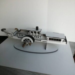 Intra απο ξύλο plywood 3mm-4mm πάχος - Ατμόπλοιο Paddle Δίασταση 30x30 cm Intraeaxys-6o3yqxr7