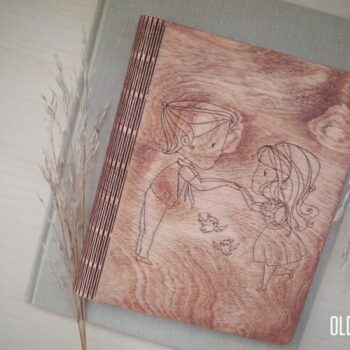 Intra απο ξύλο plywood 3mm-4mm πάχος - Σημειωματάριο για την ημέρα του Αγίου Βαλεντίνου Δίασταση 30x30 cm Intraeaxys-075dy6ko - Image 1