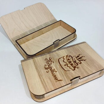 Intra απο ξύλο plywood 3mm-4mm πάχος - Κουτί δώρου με χρήματα Δίασταση 30x30 cm Intraeaxys-lopqwex7 - Image 4