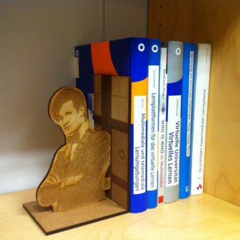 Intra απο ξύλο plywood 3mm-4mm πάχος - The Eleventh Doctor Bookend MDF 5mm Δίασταση 30x30 cm Intraeaxys-51rrv0r1 - Image 1