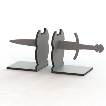 Intra απο ξύλο plywood 3mm-4mm πάχος - Υποστήριξη βιβλίου Sword Δίασταση 30x30 cm Intraeaxys-ro6r93ox - Image 1