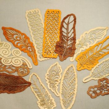 Intra απο ξύλο plywood 3mm-4mm πάχος - Ξύλινα φτερά σελιδοδεικτών Δίασταση 30x30 cm Intraeaxys-r7vm6pk7 - Image 1