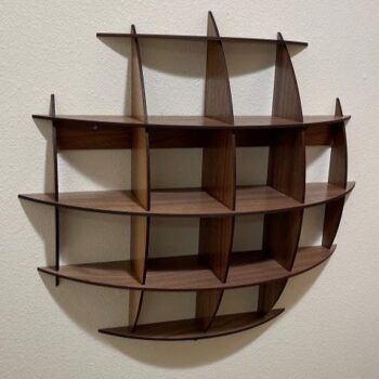 Intra απο ξύλο plywood 3mm-4mm πάχος - Σφαιρικό Ράφι Δίασταση 30x30 cm Intraeaxys-eo2y0rm1 - Image 1