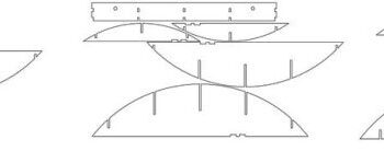 Intra απο ξύλο plywood 3mm-4mm πάχος - Σφαιρικό Ράφι Δίασταση 30x30 cm Intraeaxys-eo2y0rm1 - Image 3