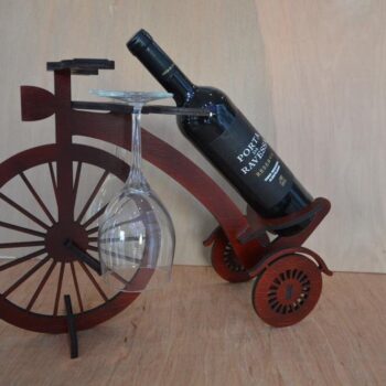 Intra απο ξύλο plywood 3mm-4mm πάχος - Mini Bar Ποδήλατο Penny-Farthing Δίασταση 30x30 cm Intraeaxys-075yvjmo - Image 1