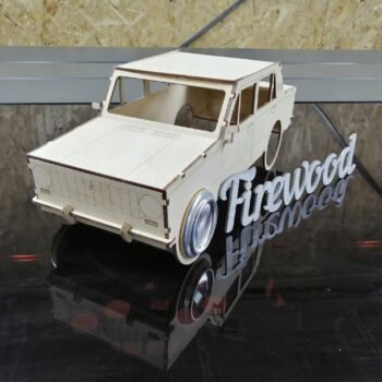 Intra απο ξύλο plywood 3mm-4mm πάχος - Στήριγμα μπύρας μοντέλου αυτοκινήτου Δίασταση 30x30 cm Intraeaxys-ro6y3z27 - Image 1