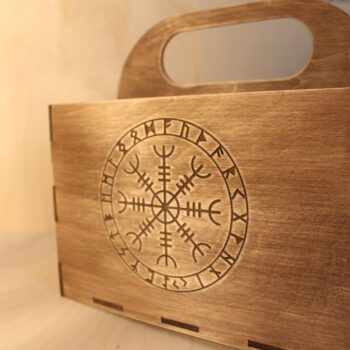 Intra απο ξύλο plywood 3mm-4mm πάχος - Viking Box Beer Box Gift Beer Caddy Δίασταση 30x30 cm Intraeaxys-ro6y3627 - Image 3