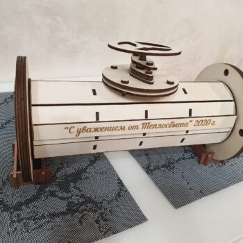 Intra απο ξύλο plywood 3mm-4mm πάχος - Κουτί δώρου Valve Mini Bar Βάση μπουκαλιών κρασιού Δίασταση 30x30 cm Intraeaxys-ro6y0pm7 - Image 3