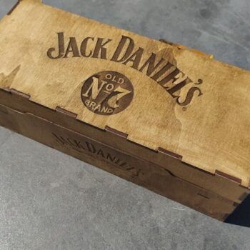 Intra απο ξύλο plywood 3mm-4mm πάχος - Jack Daniels 70cl Gift Box 4mm Δίασταση 30x30 cm Intraeaxys-67wljj81 - Image 3
