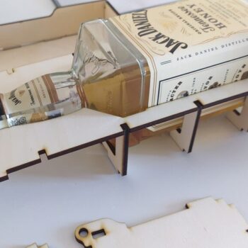 Intra απο ξύλο plywood 3mm-4mm πάχος - Jack Daniels 70cl Gift Box 4mm Δίασταση 30x30 cm Intraeaxys-67wljj81 - Image 4