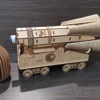 Intra απο ξύλο plywood 3mm-4mm πάχος - Κουτί δώρου Rocket Minibar Δίασταση 30x30 cm Intraeaxys-r7vmrv27 - Image 5