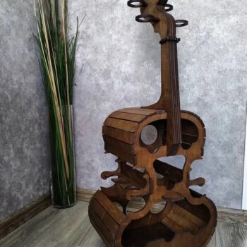 Intra απο ξύλο plywood 3mm-4mm πάχος - Μίνι μπαρ βιολοντσέλο Δίασταση 30x30 cm Intraeaxys-r1z2zvn1 - Image 1