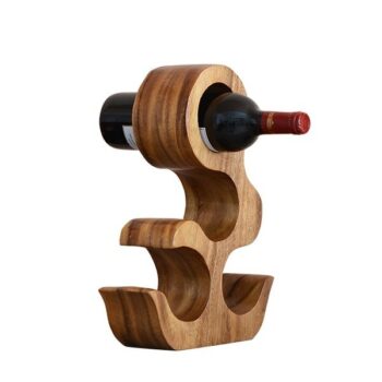 Intra απο ξύλο plywood 3mm-4mm πάχος - Cat Creative Wood Wine Rack Δίασταση 30x30 cm Intraeaxys-m1d64jy7 - Image 1