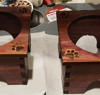 Intra απο ξύλο plywood 3mm-4mm πάχος - Βάση για μπολ για σκύλους Δίασταση 30x30 cm Intraeaxys-d1lmv4xo - Image 3