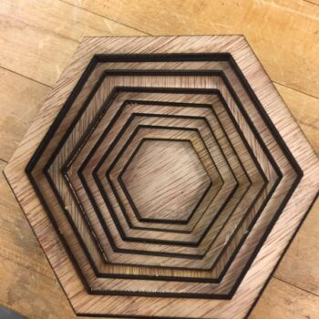 Intra απο ξύλο plywood 3mm-4mm πάχος - Εξαγωνικό μπολ Δίασταση 30x30 cm Intraeaxys-r7vdme27 - Image 8