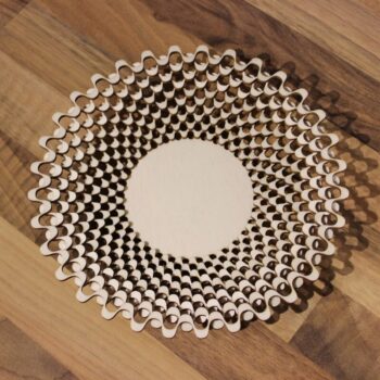 Intra απο ξύλο plywood 3mm-4mm πάχος - Μπολ επικάλυψης Δίασταση 30x30 cm Intraeaxys-joedme61 - Image 3