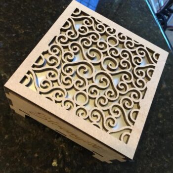 Intra απο ξύλο plywood 3mm-4mm πάχος - Διακοσμητικό κουτί 3mm Δίασταση 30x30 cm Intraeaxys-51r8qq07 - Image 3