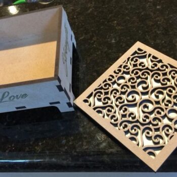 Intra απο ξύλο plywood 3mm-4mm πάχος - Διακοσμητικό κουτί 3mm Δίασταση 30x30 cm Intraeaxys-51r8qq07 - Image 4