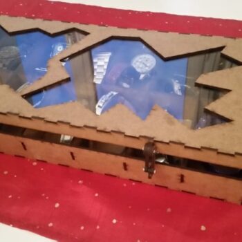 Intra απο ξύλο plywood 3mm-4mm πάχος - Αποκλειστικό κουτί αποθήκευσης Δίασταση 30x30 cm Intraeaxys-pokm3g31 - Image 3