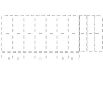 Intra απο ξύλο plywood 3mm-4mm πάχος - Αποκλειστικό κουτί αποθήκευσης Δίασταση 30x30 cm Intraeaxys-pokm3g31 - Image 7