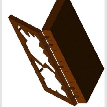 Intra απο ξύλο plywood 3mm-4mm πάχος - Αποκλειστικό κουτί αποθήκευσης Δίασταση 30x30 cm Intraeaxys-pokm3g31 - Image 10