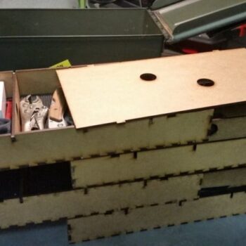 Intra απο ξύλο plywood 3mm-4mm πάχος - Στρατιωτική εργαλειοθήκη Δίασταση 30x30 cm Intraeaxys-eo05qg91 - Image 3