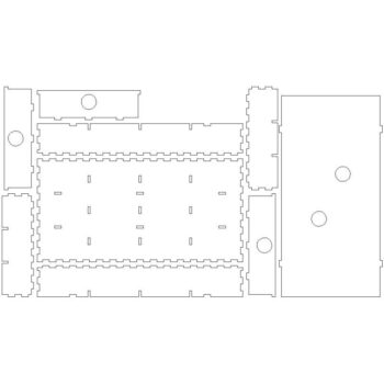 Intra απο ξύλο plywood 3mm-4mm πάχος - Στρατιωτική εργαλειοθήκη Δίασταση 30x30 cm Intraeaxys-eo05qg91 - Image 6