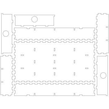 Intra απο ξύλο plywood 3mm-4mm πάχος - Στρατιωτική εργαλειοθήκη Δίασταση 30x30 cm Intraeaxys-eo05qg91 - Image 9