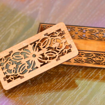 Intra απο ξύλο plywood 3mm-4mm πάχος - Διακοσμητικό κουτί αποθήκευσης με καπάκι Δίασταση 30x30 cm Intraeaxys-91jdzg41 - Image 4