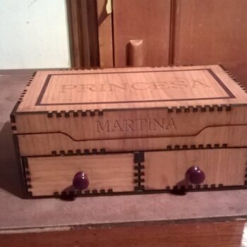 Intra απο ξύλο plywood 3mm-4mm πάχος - Ξύλινο διακοσμητικό κουτί Δίασταση 30x30 cm Intraeaxys-075yk9po - Image 1