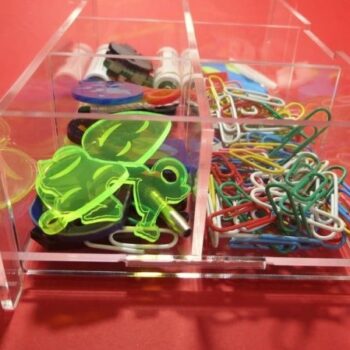 Intra απο ξύλο plywood 3mm-4mm πάχος - Κουτί αποθήκευσης με αφαιρούμενα χωρίσματα Δίασταση 30x30 cm Intraeaxys-r7vdmzl7 - Image 8