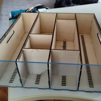 Intra απο ξύλο plywood 3mm-4mm πάχος - Κάρτα-Κουτί συλλογής Δίασταση 30x30 cm Intraeaxys-eo2y0zm1 - Image 3