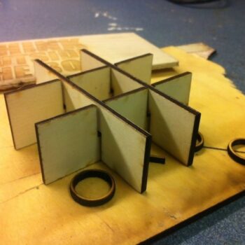 Intra απο ξύλο plywood 3mm-4mm πάχος - Παραμετρικό συρτάρι / Προσαρμογή διαιρέτη κουτιών OpenSCAD Script Δίασταση 30x30 cm Intraeaxys-eo4y4rdo - Image 1