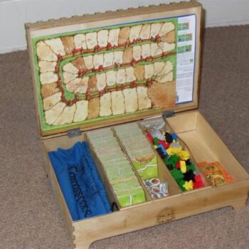 Intra απο ξύλο plywood 3mm-4mm πάχος - Κουτί αποθήκευσης Carcassonne Δίασταση 30x30 cm Intraeaxys-m1ddqxe1 - Image 1