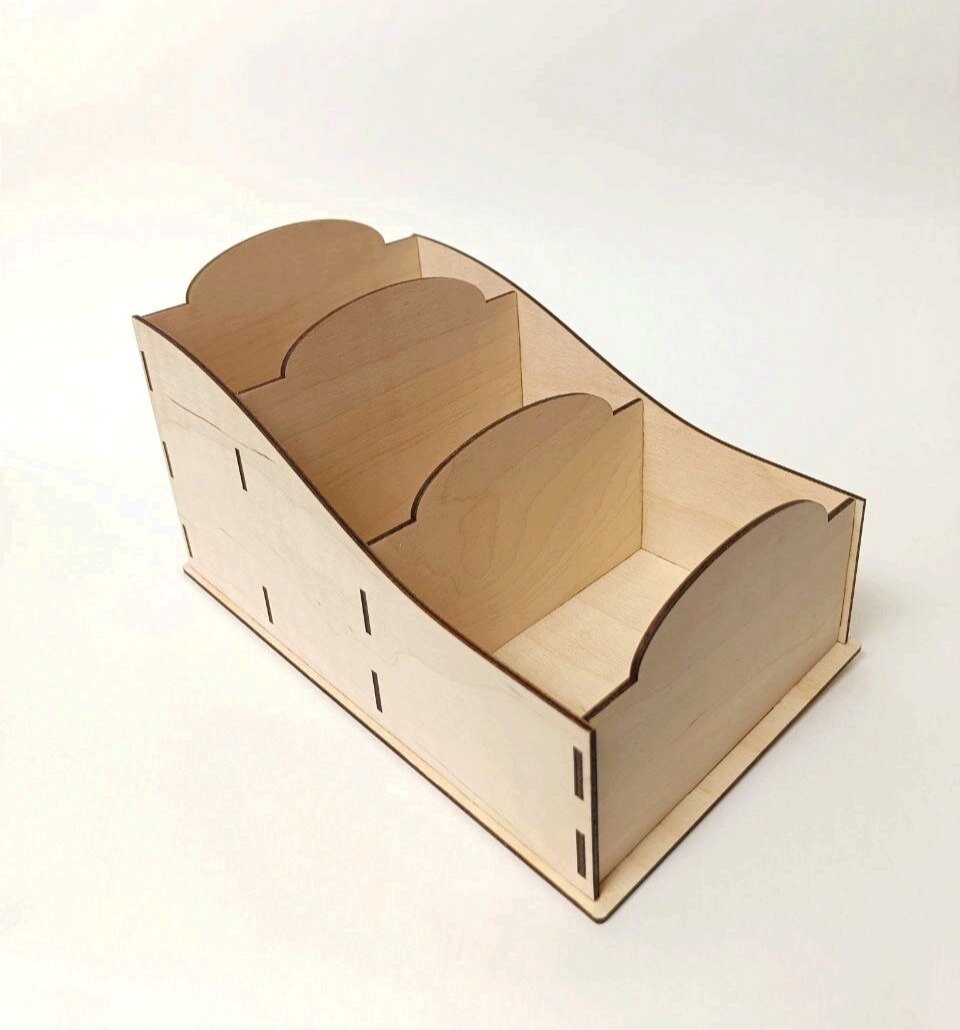 Intra απο ξύλο plywood 3mm-4mm πάχος - Ξύλινη θήκη για μπαχαρικά Δίασταση 30x30 cm Intraeaxys-m1d6j9e7