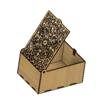 Intra απο ξύλο plywood 3mm-4mm πάχος - Ξύλινο Κουτί Με Καπάκι 200x150x100 Δίασταση 30x30 cm Intraeaxys-r1z25zm1 - Image 1