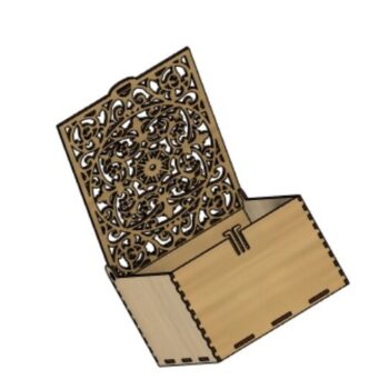 Intra απο ξύλο plywood 3mm-4mm πάχος - Ξύλινο Κουτί Με Καπάκι 200x150x100 Δίασταση 30x30 cm Intraeaxys-r1z25zm1 - Image 3