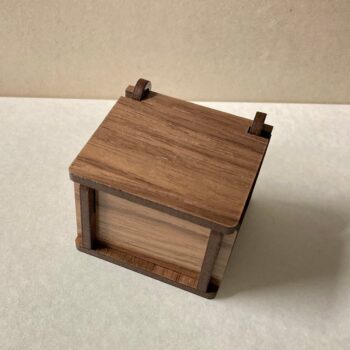 Intra απο ξύλο plywood 3mm-4mm πάχος - Αρθρωτό κουτί κοσμημάτων Δίασταση 30x30 cm Intraeaxys-pok32q97 - Image 3