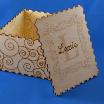 Intra απο ξύλο plywood 3mm-4mm πάχος - Διακοσμητικό Ξύλινο Κουτί Δίασταση 30x30 cm Intraeaxys-lop32v61 - Image 1