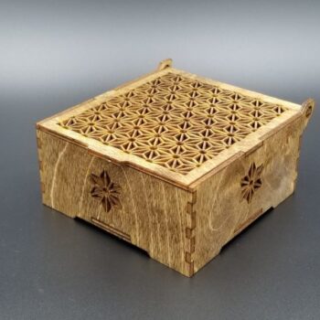 Intra απο ξύλο plywood 3mm-4mm πάχος - Ξύλινο διακοσμητικό κουτί Δίασταση 30x30 cm Intraeaxys-voqdl361 - Image 1