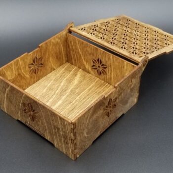 Intra απο ξύλο plywood 3mm-4mm πάχος - Ξύλινο διακοσμητικό κουτί Δίασταση 30x30 cm Intraeaxys-voqdl361 - Image 3