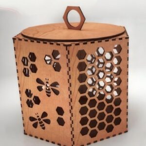 Intra απο ξύλο plywood 3mm-4mm πάχος - Ξύλινο κουτί μελιού Δίασταση 30x30 cm Intraeaxys-p7ymv5z7