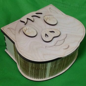 Intra απο ξύλο plywood 3mm-4mm πάχος - Ξύλινο χαριτωμένο γουρουνάκι δώρου Δίασταση 30x30 cm Intraeaxys-d1lvj4po - Image 3