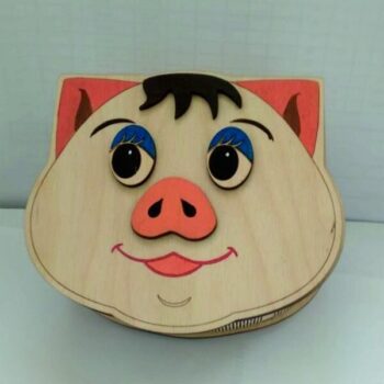 Intra απο ξύλο plywood 3mm-4mm πάχος - Ξύλινο κουτί χοίρου Δίασταση 30x30 cm Intraeaxys-joedgm51 - Image 1