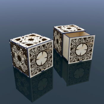 Intra απο ξύλο plywood 3mm-4mm πάχος - Hellraiser Puzzle Box 4mm Δίασταση 30x30 cm Intraeaxys-67wl0yw1 - Image 1
