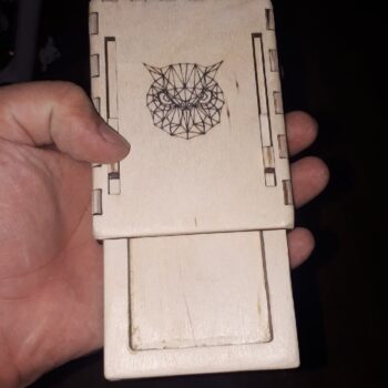 Intra απο ξύλο plywood 3mm-4mm πάχος - Ταμπακιέρα Ξύλινο Κουτί τσιγάρων Δίασταση 30x30 cm Intraeaxys-075yp40o - Image 1