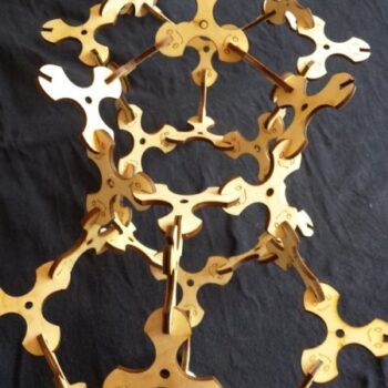 Intra απο ξύλο plywood 3mm-4mm πάχος - Dreikopftile Δίασταση 30x30 cm Intraeaxys-voqd2eq1 - Image 4