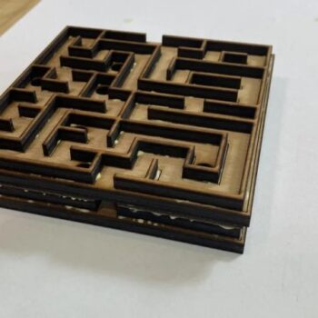 Intra απο ξύλο plywood 3mm-4mm πάχος - Λαβύρινθος δύο επιπέδων Δίασταση 30x30 cm Intraeaxys-e1g536yo - Image 8